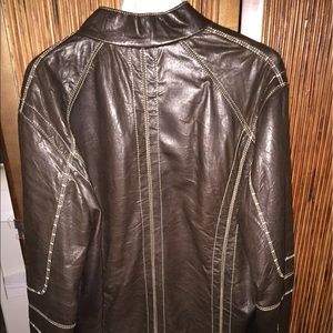 Butter leather jacket